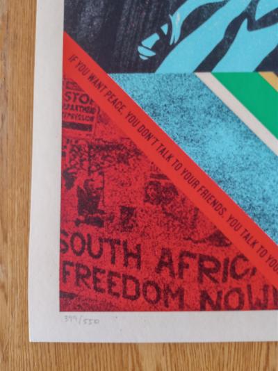 Shepard FAIREY (Obey) - Desmond Tutu 2022 - Sérigraphie 2