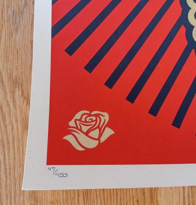 Shepard FAIREY (Obey) - Power and Glory Day of the Dead Skull, 2014 - Sérigraphie signée au crayon 2