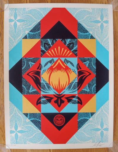 Shepard FAIREY (Obey) - Wake Up White, 2017 - Sérigraphie signée au crayon 2