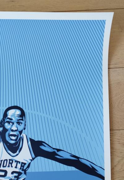 Shepard FAIREY (Obey) - Jordan UNC 2009 - Sérigraphie signée au crayon 2