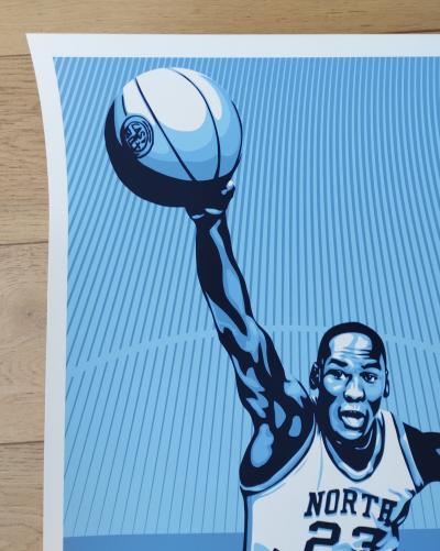 Shepard FAIREY (Obey) - Jordan UNC 2009 - Sérigraphie signée au crayon 2