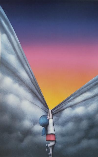 Seth  - Derrière les nuages - Digigraphie 2