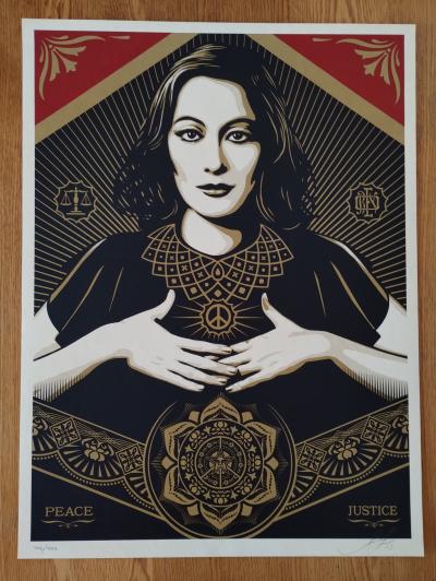 Shepard Fairey (Obey Giant) - 2013 Peace & Justice Woman 2