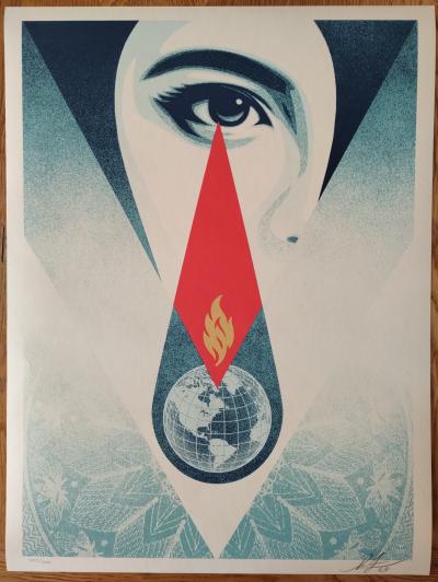 Shepard FAIREY (Obey) - Tear Flame Fairey  2