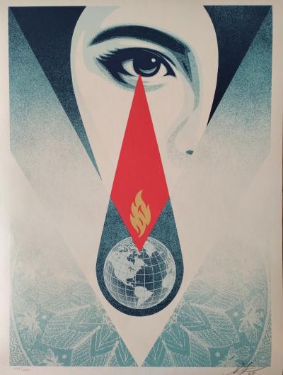 Shepard FAIREY (Obey) - Tear Flame Fairey  2