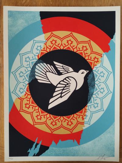 Shepard FAIREY (Obey) - Peace Dove Holiday, 2020 Fairey  - Sérigraphie signée, numerotée au crayon 2