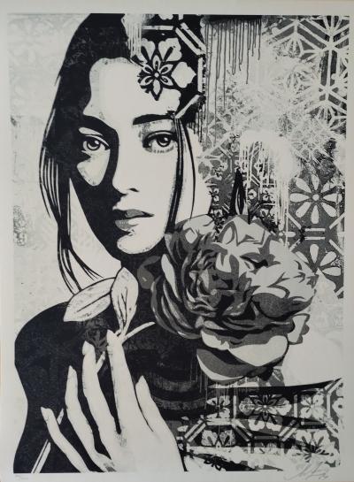 Shepard Fairey (Obey Giant) Incarnation (Silver) - signée - numerotée