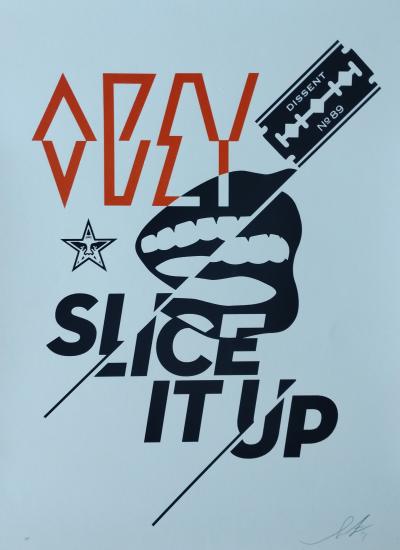 Shepard Fairey (Obey Giant) Slice It Up 2014 2