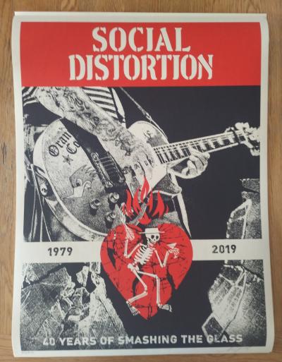 Shepard Fairey (Obey Giant) Social Distortion 40 - signée - numérotée 2