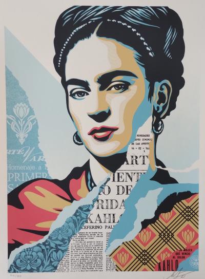 Shepard Fairey (Obey Giant) - 2023 The Woman Who Defeated Pain - Frida Kahlo 2