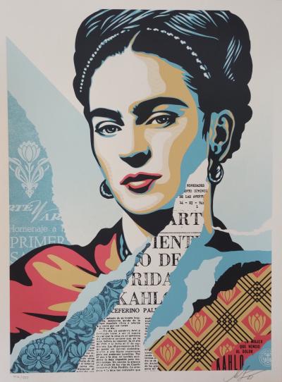 Shepard Fairey (Obey Giant) - 2023 The Woman Who Defeated Pain - Frida Kahlo 2