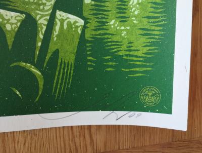 Shepard Fairey (Obey Giant) Spider Lily - Sérigraphie 2
