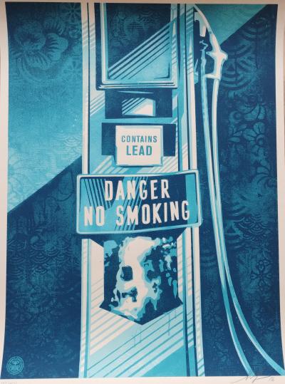 Shepard Fairey (Obey Giant) - Danger No Smoking 2016 2