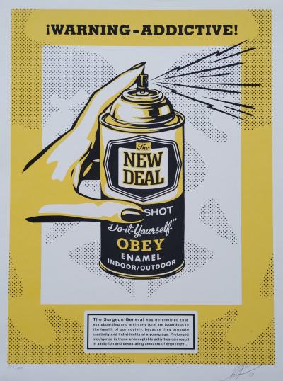 Shepard Fairey (Obey Giant) - 2019 Warning Addictive 2