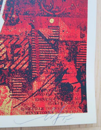 Shepard FAIREY (Obey) - Keep-it-Underground, 2015 - Sérigraphie signée au crayon 2