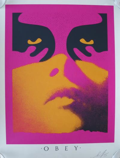 Shepard FAIREY (Obey) - ShadowPlay, 2019 - Sérigraphie signée au crayon 2