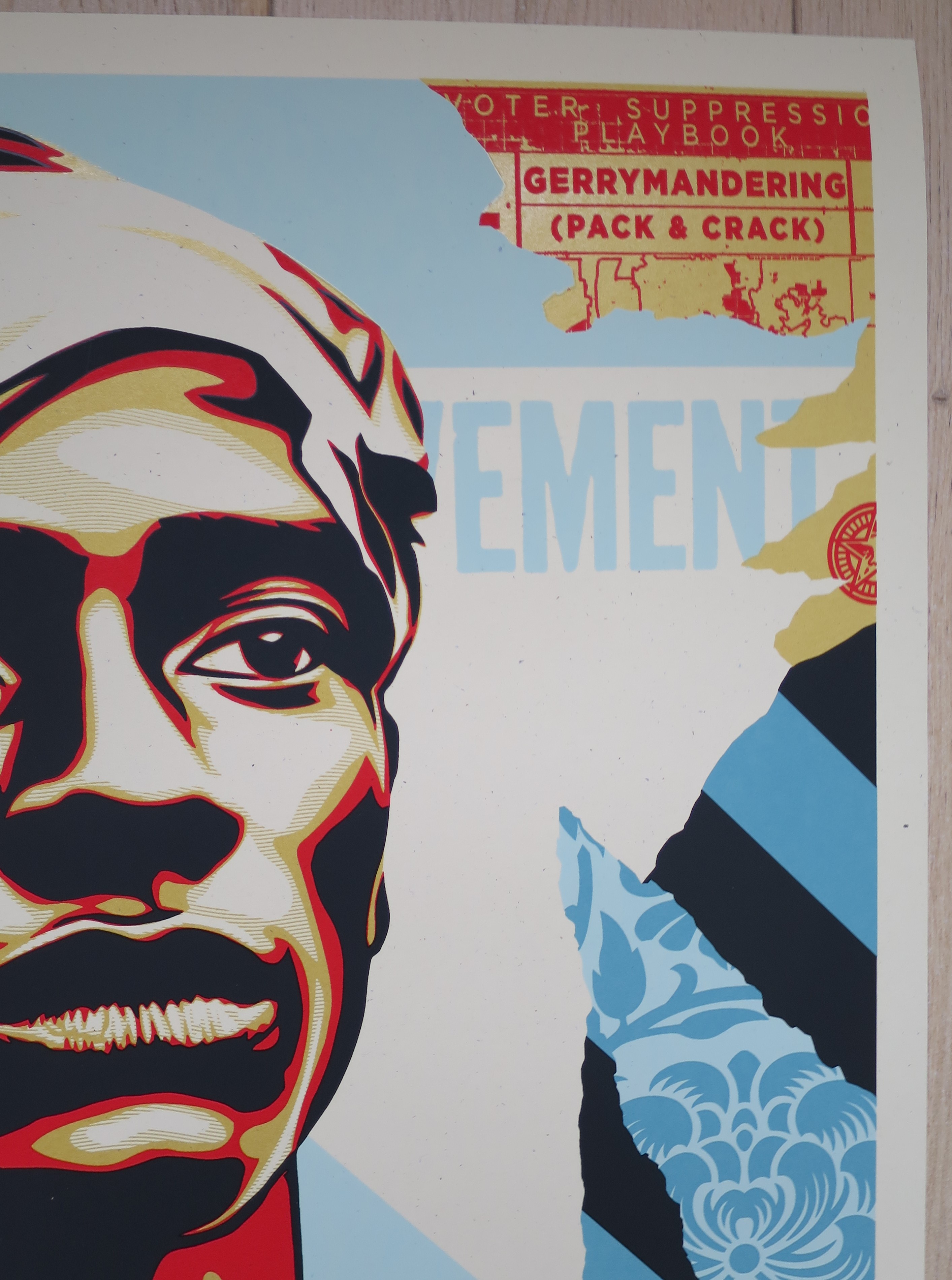 Shepard FAIREY (Obey) - Alto Al Fascism, 2020 - Sérigraphie signée et