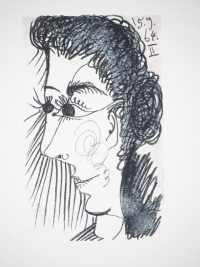 Pablo PICASSO (d’après) : Femme coquette, 1970 - Lithographie 2
