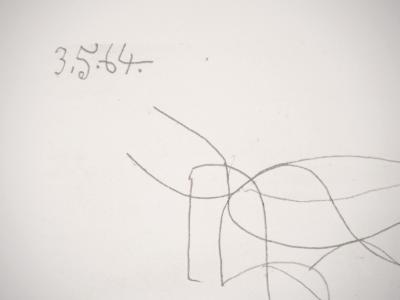 Pablo PICASSO (d’après) : Taureau à l’arrêt - Lithographie, 1970 2