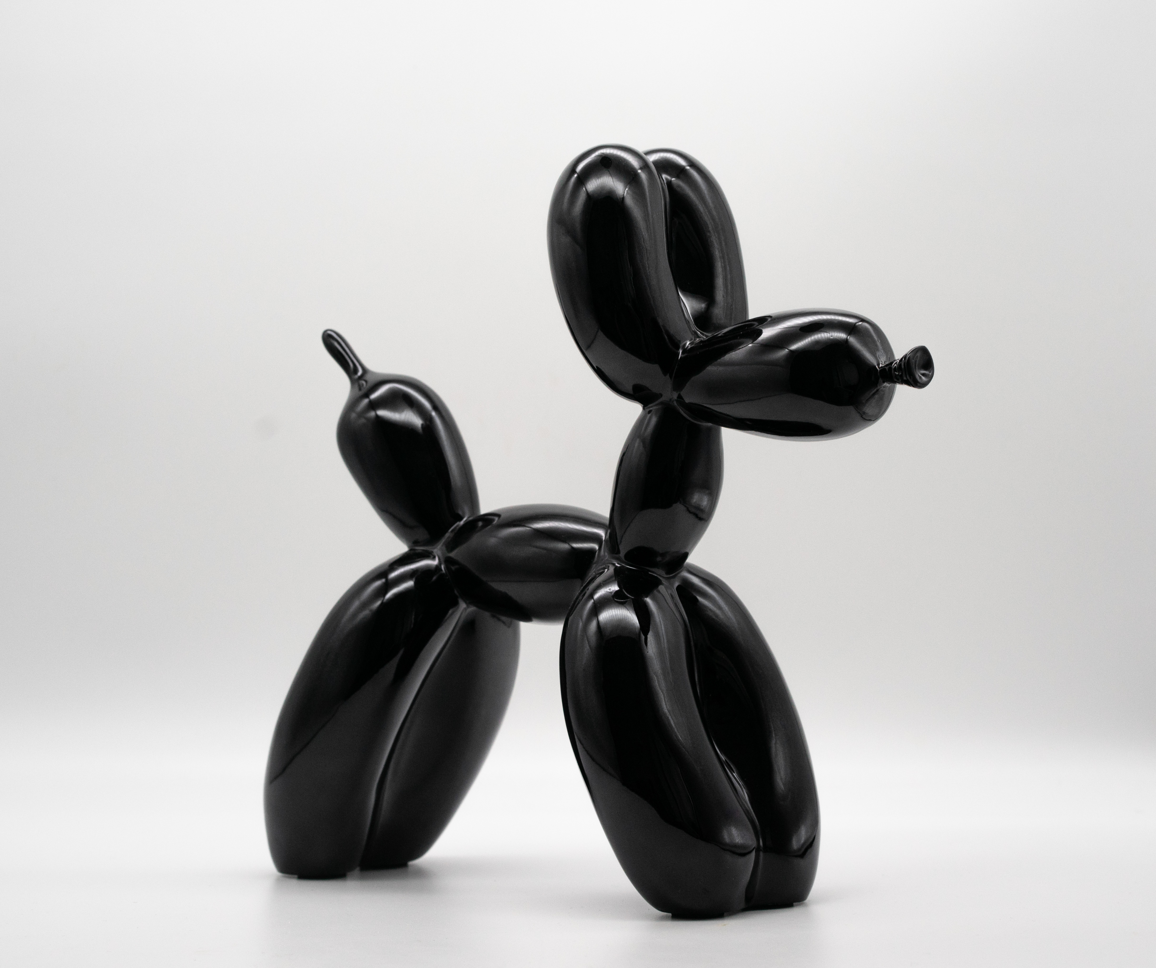 Jeff KOONS (after) Black Balloon Dog Sculpture Contemporary Art