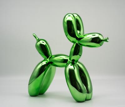 Editions Studio d’après Jeff Koons - Balloon Dog Vert - Sculpture 2