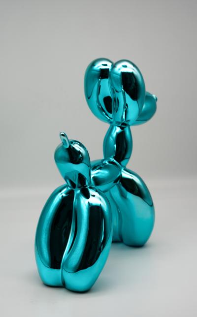 Editions Studio d’après Jeff Koons - Balloon Dog (Bleu Clair) - Sculpture 2