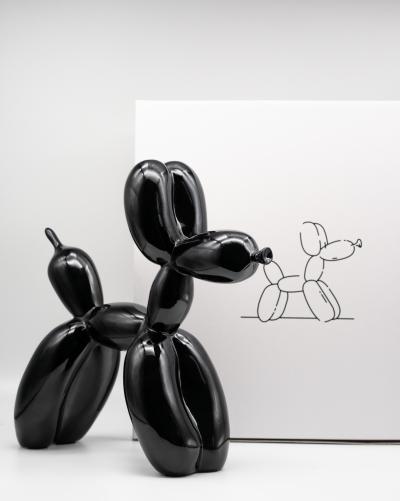 Editions Studio - Balloon Dog (Noir) - Sculpture 2
