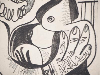 Pablo PICASSO (d’après) : Scène érotique - Lithographie, 1970 2