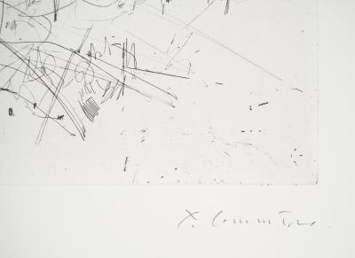 Yves-Jean COMMERE : A la lisière des bois - Gravure originale signée 2