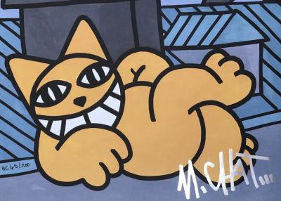 M.CHAT (Thomas Vuile) - Chats Parisiens - Sérigraphie 2