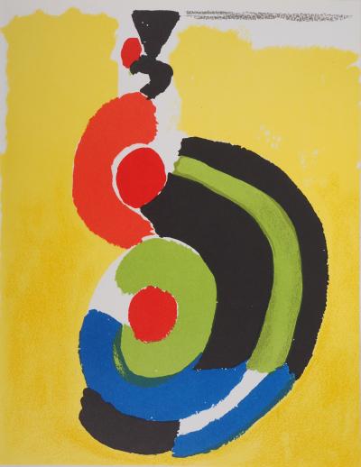 Sonia DELAUNAY - Danseuse Espagnole, 1972 - Lithographie originale 2