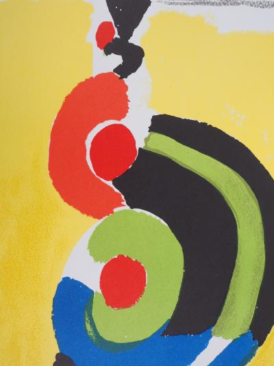 Sonia Delaunay : Danseuse Espagnole - Lithographie originale, 1972 2