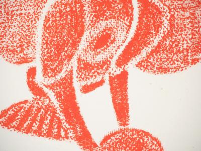 Lithographie à motif Précolombien : 