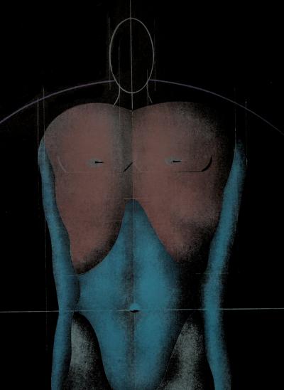 Paul WUNDERLICH : Hommage à Léonard de Vinci - Lithographie signée 1972 2
