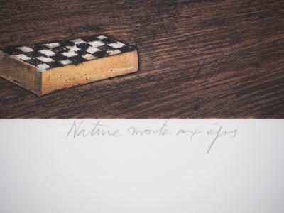 Jacques Joachim Jean RIGAL : Nature morte aux épis - Gravure originale signée 2