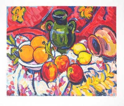 Jean PREVOST : Hommage à Cézanne - Lithographie originale signée 2