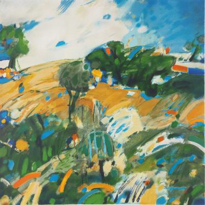 Serge TILLOU : Après la moisson - Lithographie originale signée 2