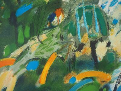 Serge TILLOU : Après la moisson - Lithographie originale signée 2