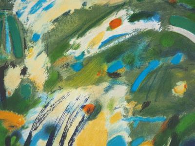 Serge TILLOU : Après la moisson - Lithographie originale signée 2