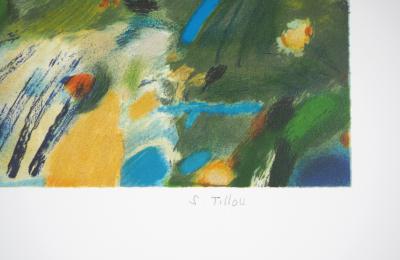 Serge TILLOU : Après la moisson - Lithographie originale signée 2