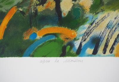 Serge TILLOU : Après la moisson - Lithographie originale signée 2