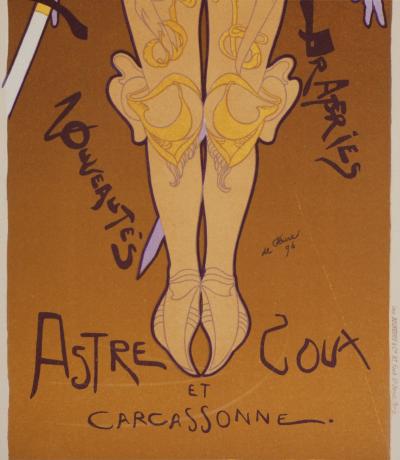 Georges DE FEURE : Jeanne d’Arc (Magasin de Nouveautés) - Lithographie originale signée, 1897 2