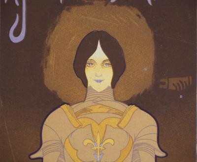 Georges DE FEURE : Jeanne d’Arc (Magasin de Nouveautés) - Lithographie originale signée, 1897 2