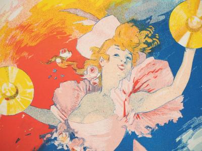 Jules CHERET - Au cabaret (Olympia), 1897, Lithographie signée 2