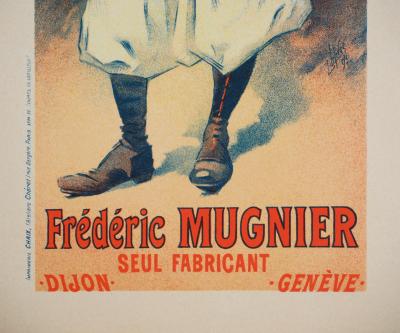 Lucien LEFEVRE : Absinthe Mugnier - Lithographie originale signée, 1897 2