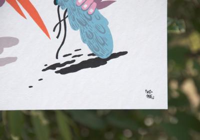 MISTER PEE  - Libre échange - Acrylique et encre signée 2