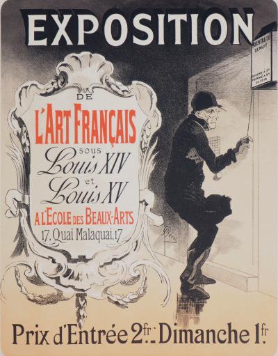 Jules CHERET - Ecole des Beaux-Arts, 1897 - Lithographie originale signée 2