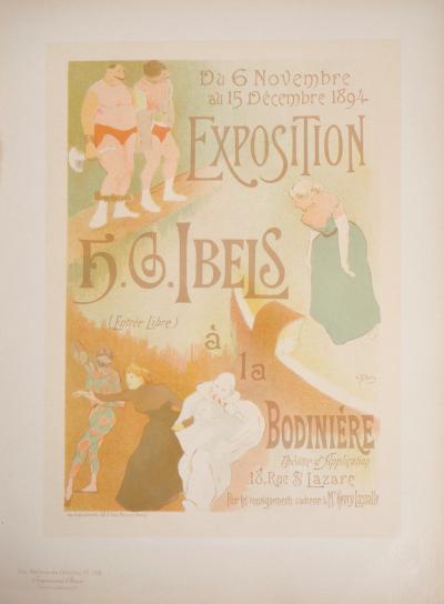 Henri Gabriel IBELS - Cirque - Lithographie originale signée, 1897 2