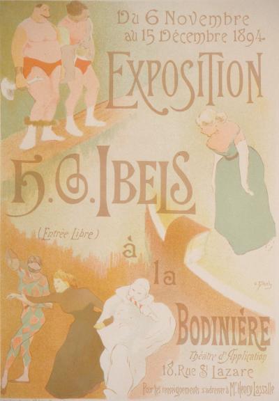 Henri Gabriel IBELS - Cirque - Lithographie originale signée, 1897 2