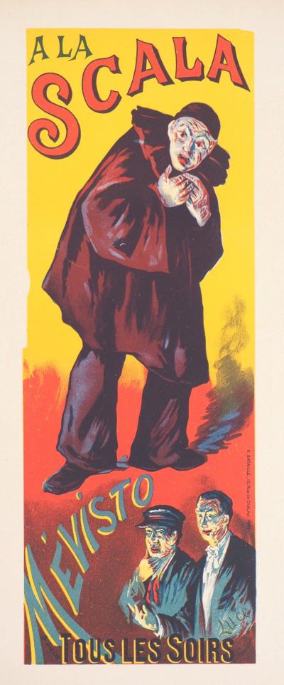 Maximilien LUCE : Mévisto (La Scala) - Lithographie originale signée, 1897 2